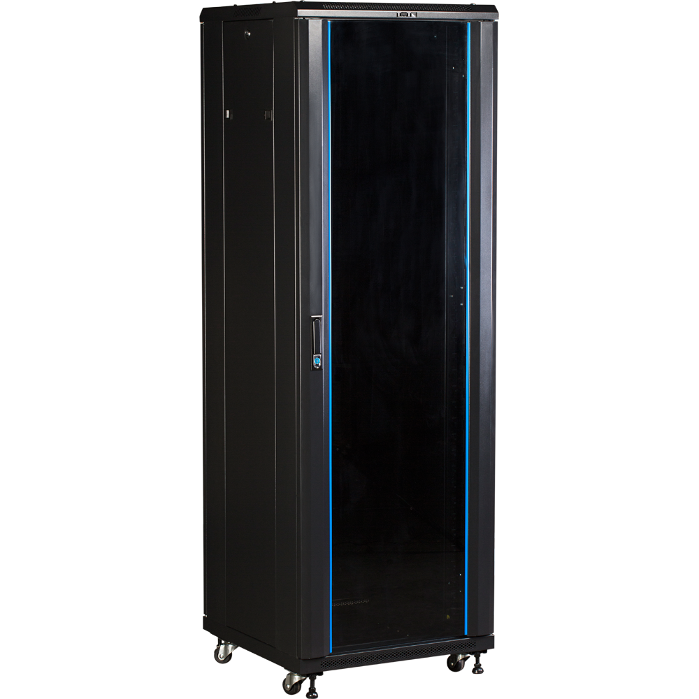 Шкаф серверный 19" Business Advanced, 37U 600x1000, без дверей, с боковыми стенками, черный