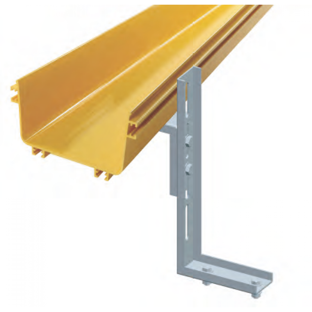 L- кронштейн регулируемый, для лотка шириной до 300 мм__