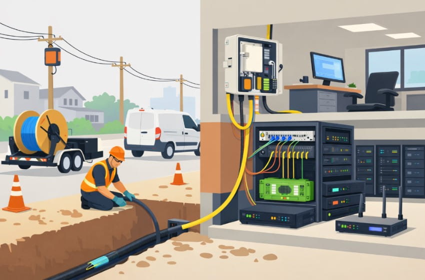 Оборудование для подключения оптоволоконного интернета - виды и характеристики