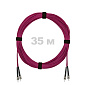 Патч-корд оптический ST/PC-ST/PC MM (OM4) 2mm duplex LSZH,  35 м.