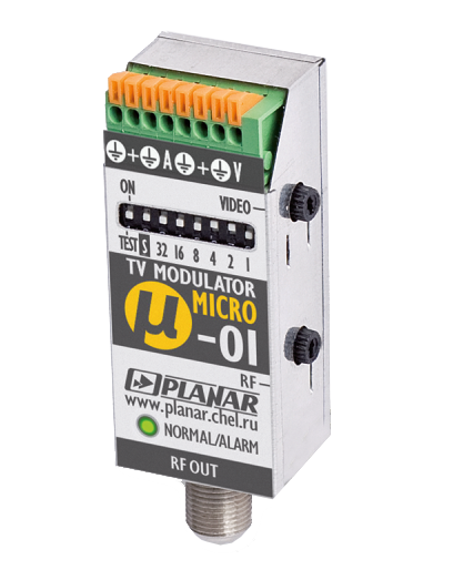 Модулятор телевизионный аналоговый ПЛАНАР Micro-03Телевизионные модуляторы Планар серии Micro