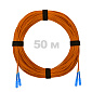 Патч-корд оптический армированный бронированный SC/UPC-SC/UPC MM (OM2) Duplex 3.0mm LSZH, 50 м.