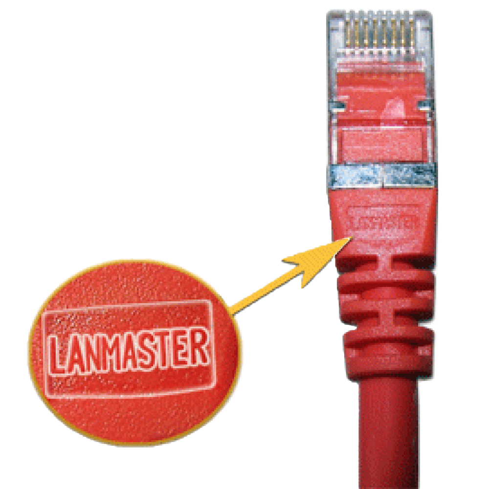 Патч-корд LANMASTER LSZH FTP кат.6, с заливными колпачками, 3.0 м, оранжевый__