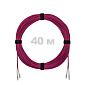 Патч-корд оптический LC/UPC-LC/UPC MM (OM4) 2mm duplex LSZH,  40 м.