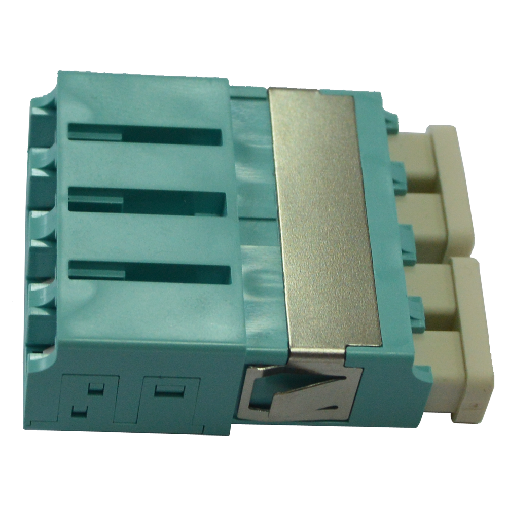 Адаптер оптический LANMASTER LC SM, со шторкой, корпус SC, квадро__