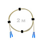 Патч-корд оптический SC/UPC-SC/UPC SM (G652D) 2mm DX LSZH 2 м