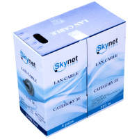 Кабель витая пара 5е SkyNet Standard FTP 4x2x0.5 Cu наружный PE черный 305 м