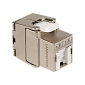 Модуль Keystone ToolLess, RJ45, экранированный, кат.6A, со встроенной шторкой, 180 градусов