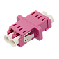 Адаптер оптический LANMASTER LC, SM/APC, корпус SC, дуплексный