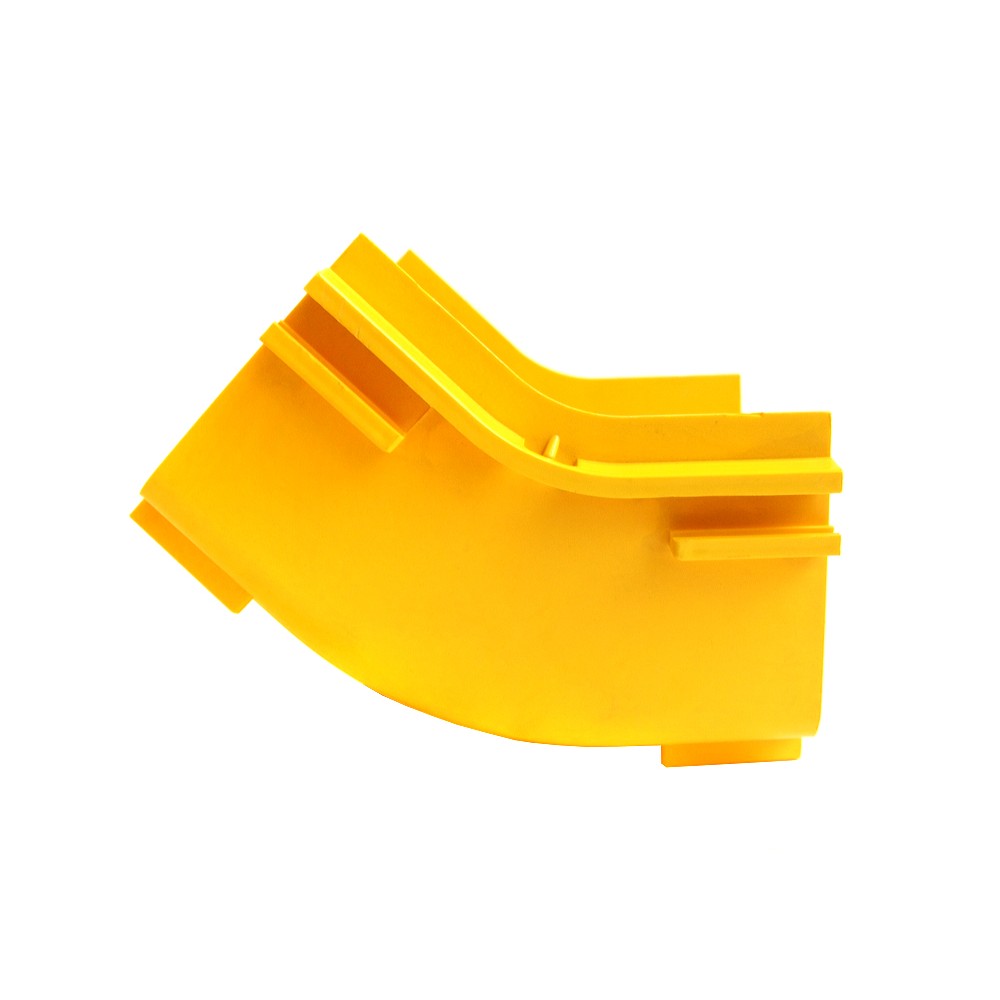 Внутренний изгиб 45° оптического лотка 120 мм, желтый__