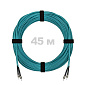 Патч-корд оптический ST/PC-ST/PC MM (OM3) 2mm duplex LSZH,  45 м.