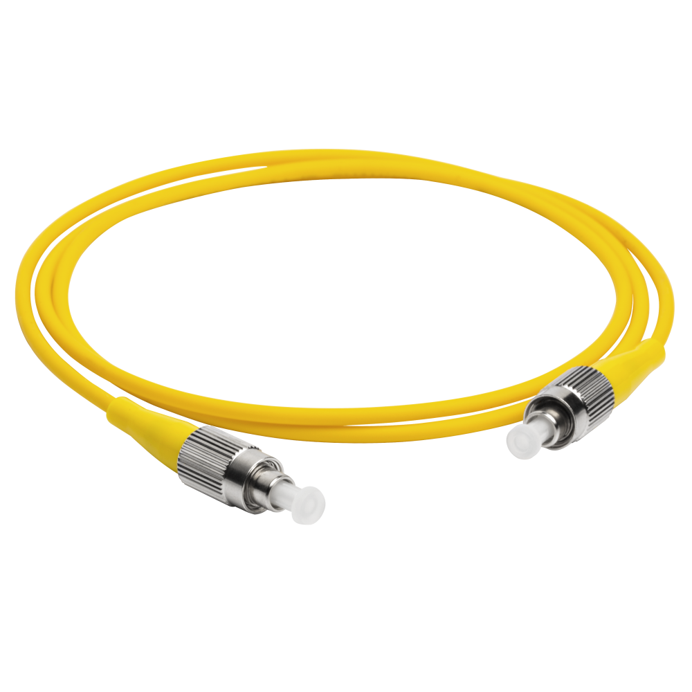 Патч-корд оптический LANMASTER, LSZH, дуплексный, FC/UPC-FC/UPC, SM OS2, 1.0 м