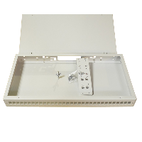 Кросс оптический в стойку 1U, панель на 32 порта