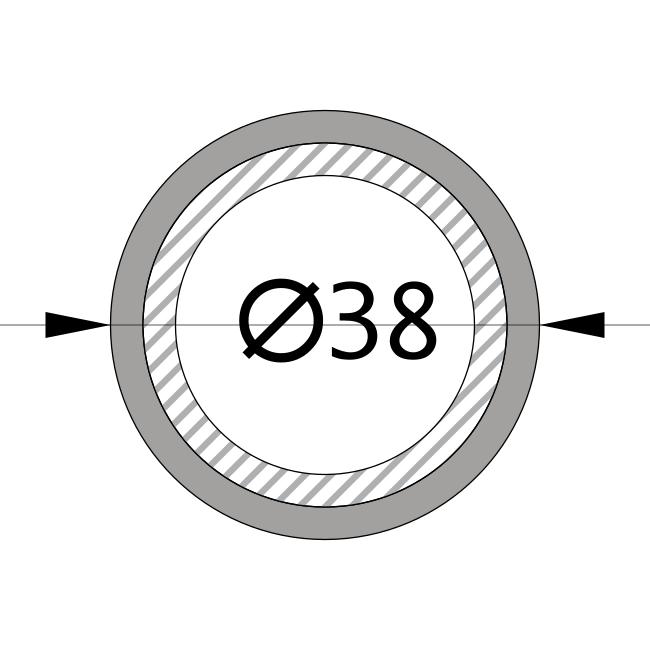 Металлический рукав Р3-ПР-Н-Х-38 (25м/уп) кабельный