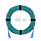 Патч-корд оптический SC/UPC-SC/UPC MM (OM3) 2mm duplex LSZH,  45 м.