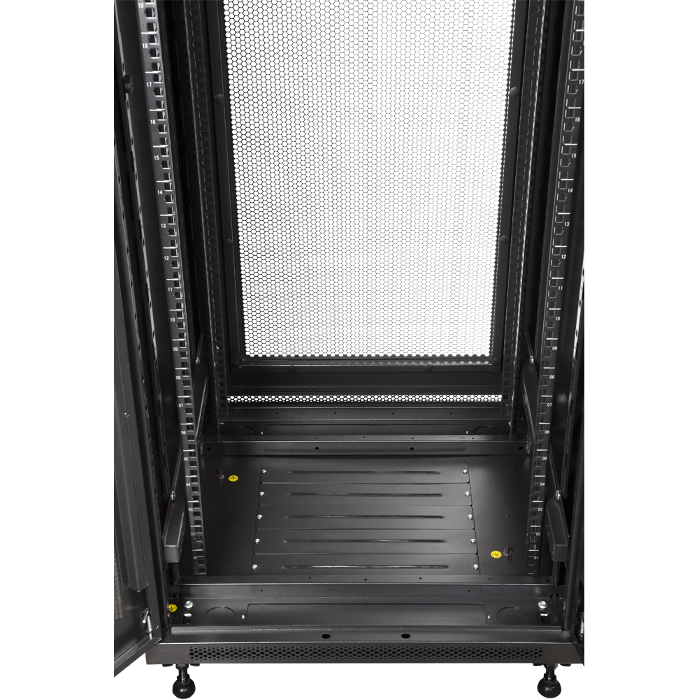 Шкаф серверный 19" Business Advanced, 22U 600x600, без дверей, с боковыми стенками, черный__