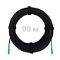 Патч-корд оптический FTTH комбинированный, диэлектрик FRP, G.657 LSZH 2SC/UPC, черный 90 м