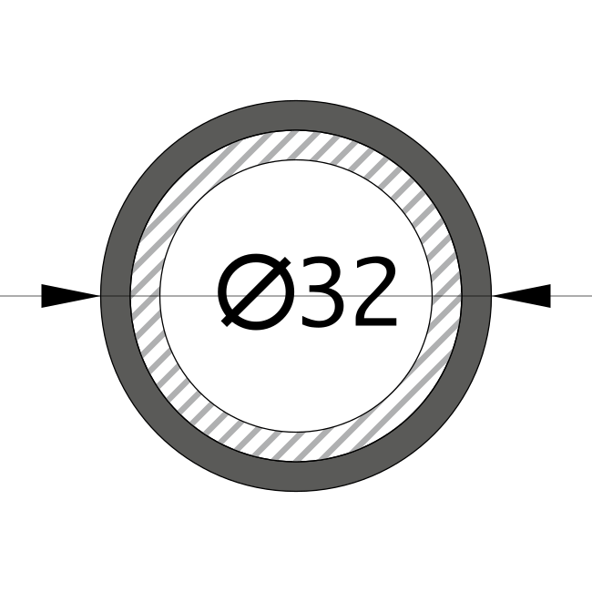 Металлорукав для кабеля Р3-ЦХ-32 (25м/уп)