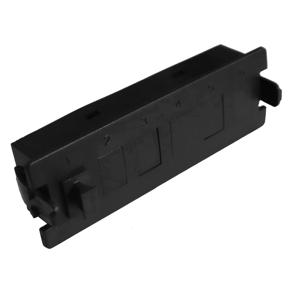 Вставка на 6 MPO адаптеров на место MPO кассеты__