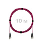 Патч-корд оптический FC/UPC-FC/UPC MM (OM4) 2mm duplex LSZH,  10 м.