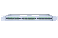 Кросс оптический стоечный на 24 порта SC APC в сборе