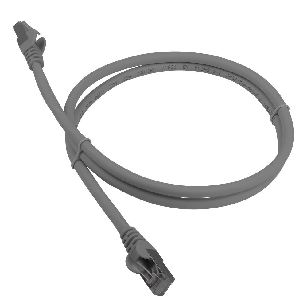 Патч-корд LANMASTER LSZH FTP кат.6A, 10 м, зеленый__