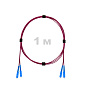 Патч-корд оптический SC/UPC-SC/UPC MM (OM4) 2mm duplex LSZH,  1 м.