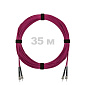 Патч-корд оптический армированный бронированный ST/PC-ST/PC MM (OM4) Duplex 2.0mm LSZH, 35 м.