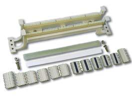 Кроссовая панель 110 типа, 50 пар, настенная, LANMASTER, без ножек и модулей LAN-WS110-50