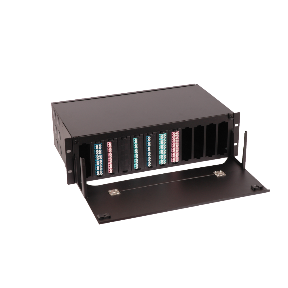 Бокс 19" на 12 кассет MPO, 3U, черный__