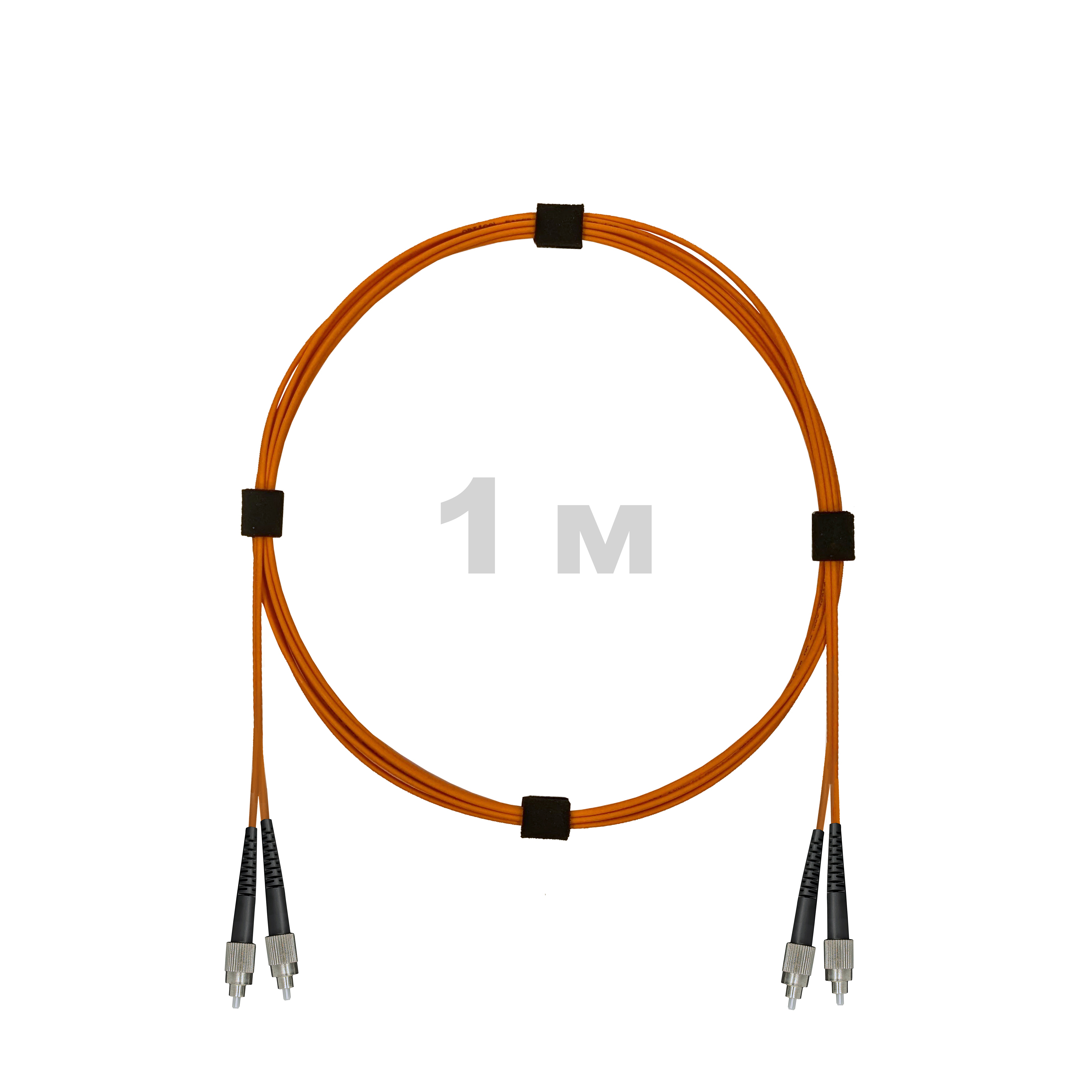 Патч-корд оптический FC/UPC-FC/UPC MM (OM2) 3mm duplex LSZH,  1 м.