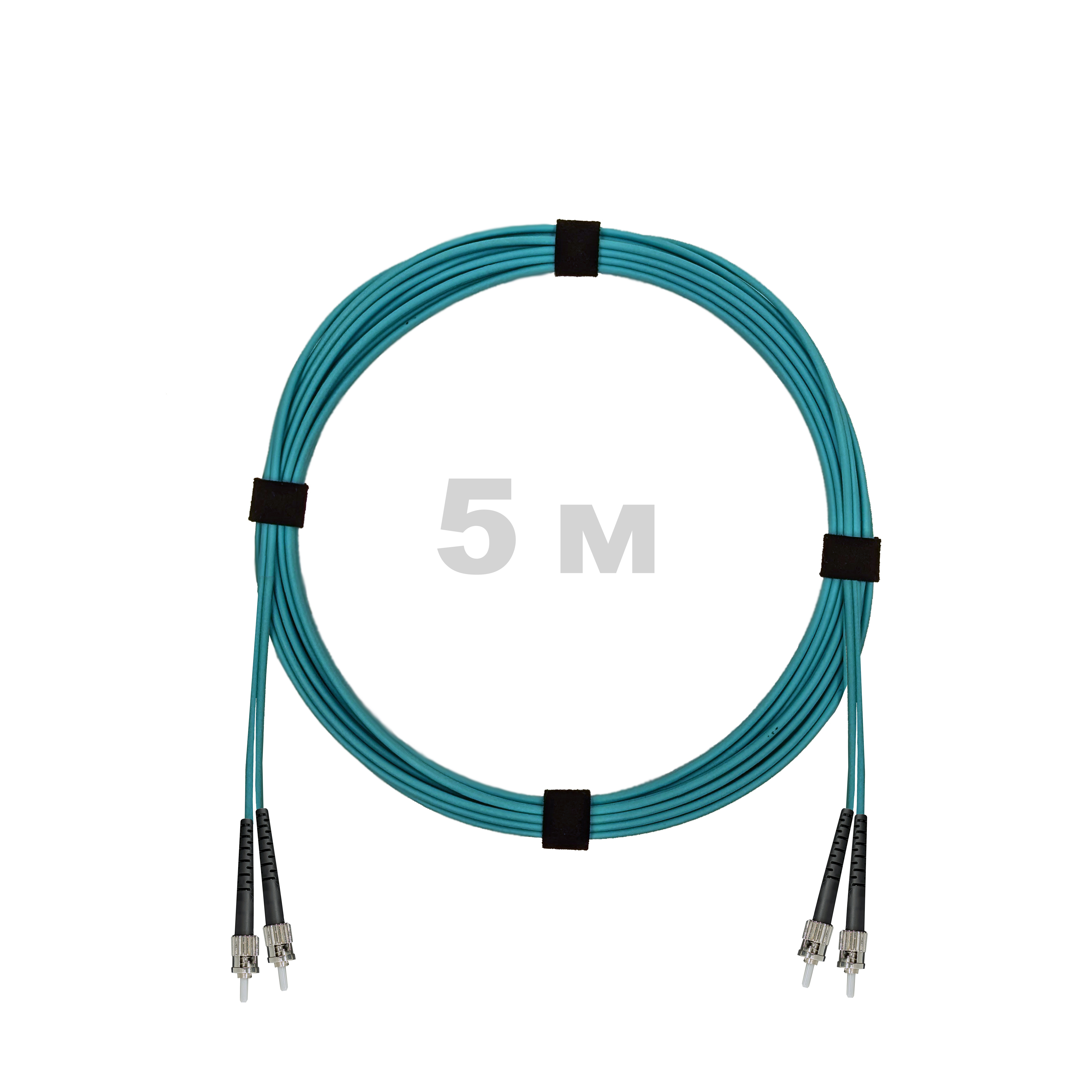 Патч-корд оптический армированный бронированный ST/PC-ST/PC MM (OM3) Duplex 3.0mm LSZH, 5 м.