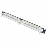 Кросс-панель 110 типа, категория Cat.5e, 19", 1U, 100-парная, Eurolan