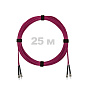 Патч-корд оптический ST/PC-ST/PC MM (OM4) 2mm duplex LSZH,  25 м.
