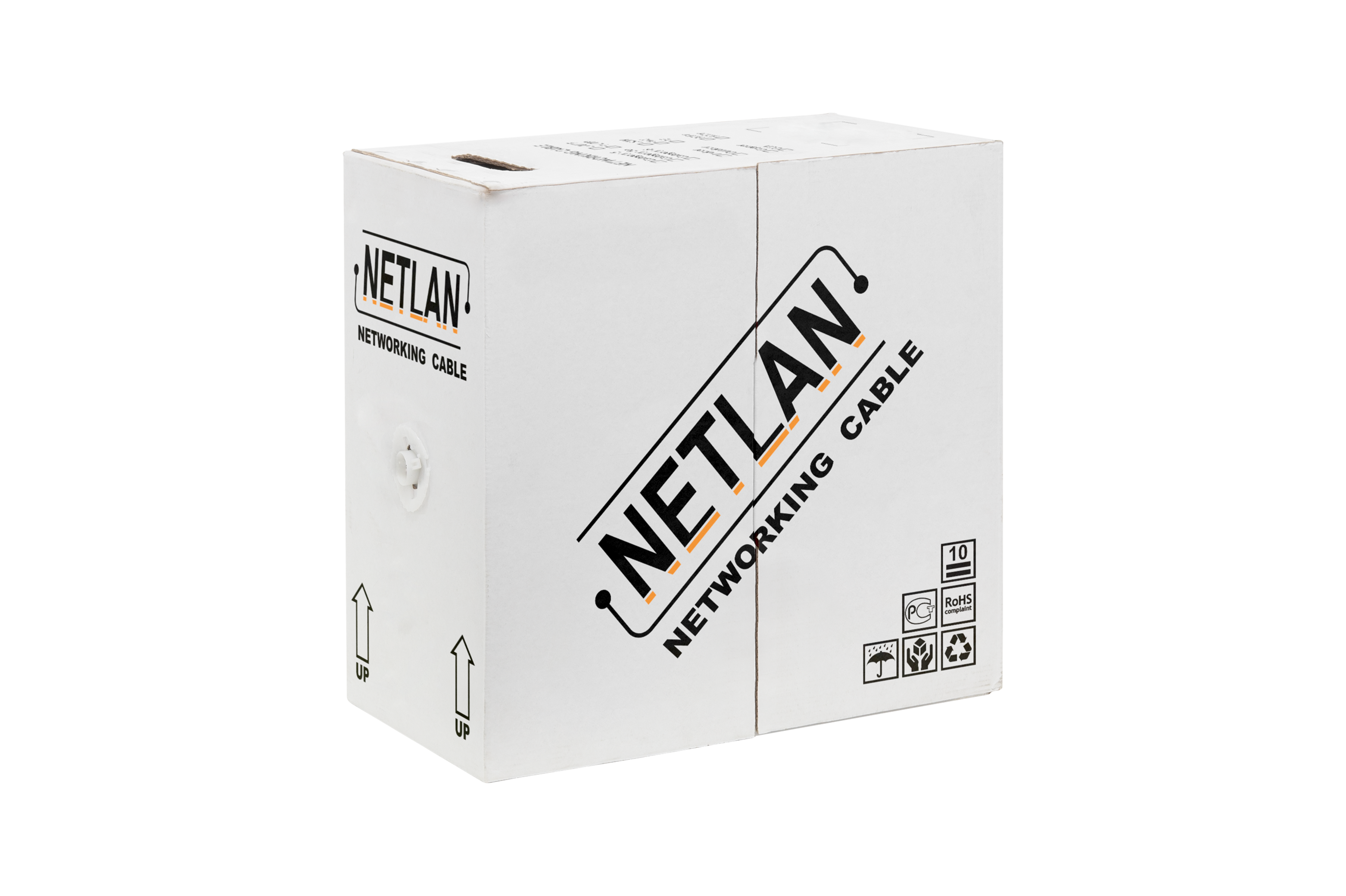 Кабель F/UTP 4 пары, Кат.5е, медный, внешний, PE, черный, 100м/305м__