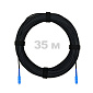 Патч-корд оптический FTTH комбинированный, диэлектрик FRP, G.657 LSZH 2SC/UPC, черный 35 м