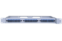 Кросс оптический стоечный на 24 порта SC UPC в сборе