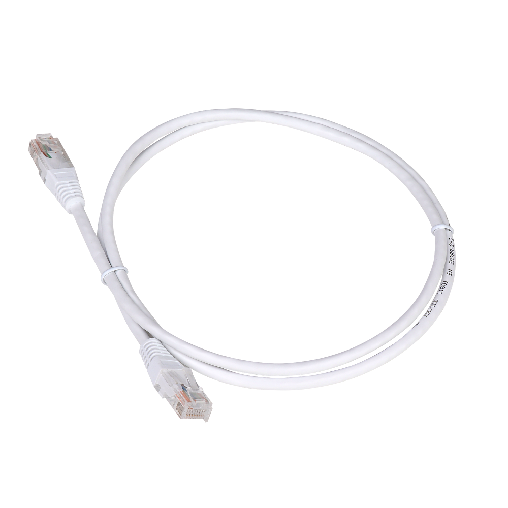 Патч-корд TWT UTP кат.5e, с заливными колпачками, 20.0 м, белый__