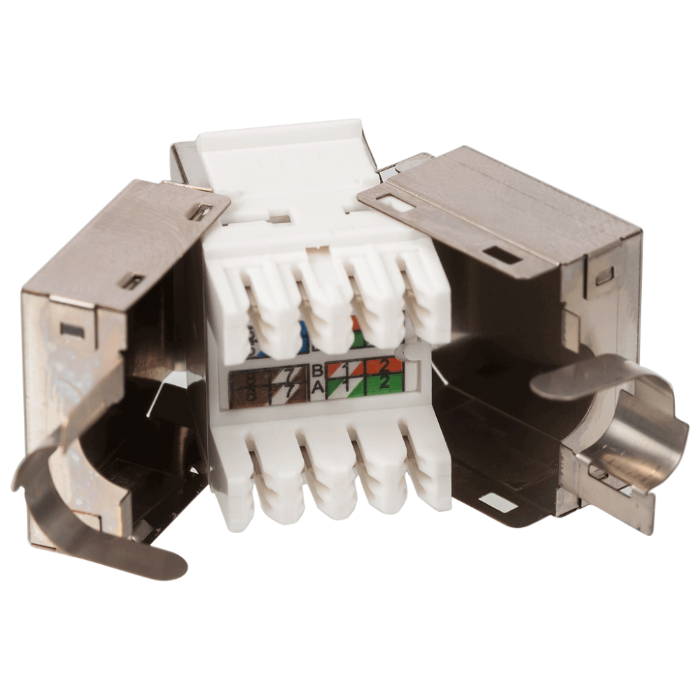 Модуль Keystone, RJ45, кат.5E, STP, 180 градусов__