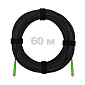 Патч-корд оптический FTTH диэлектрик FRP, G.657 LSZH 2SC/APC, черный 60 м.