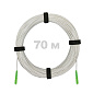 Патч-корд оптический FTTH диэлектрик FRP, G.657 LSZH 2SC/APC, белый 70 м.