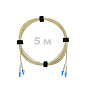 Патч-корд оптический LC/UPC-LC/UPC SM (G652D) 2mm DX LSZH 5 м