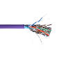 Кабель FTP, 4 пары, Кат. 5e, нг(А)-LS, IEC 60332-3, фиолетовый, 305м в кат., TWT-5EFTP-NGLS