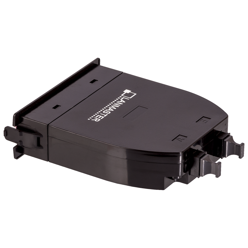 MPO кассета OM4, 24xLC, тип B, низкие потери, черная__