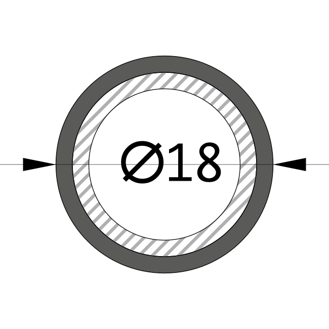 Металлорукав Р3-ПР-ЦХ-18 (50м/уп) 