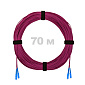 Патч-корд оптический SC/UPC-SC/UPC MM (OM4) 2mm duplex LSZH,  70 м.