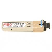 SFP модуль WDM, 155Mb, до 20 км, TX 1310 нм, RX 1550 нм, SC, DDM FIBO