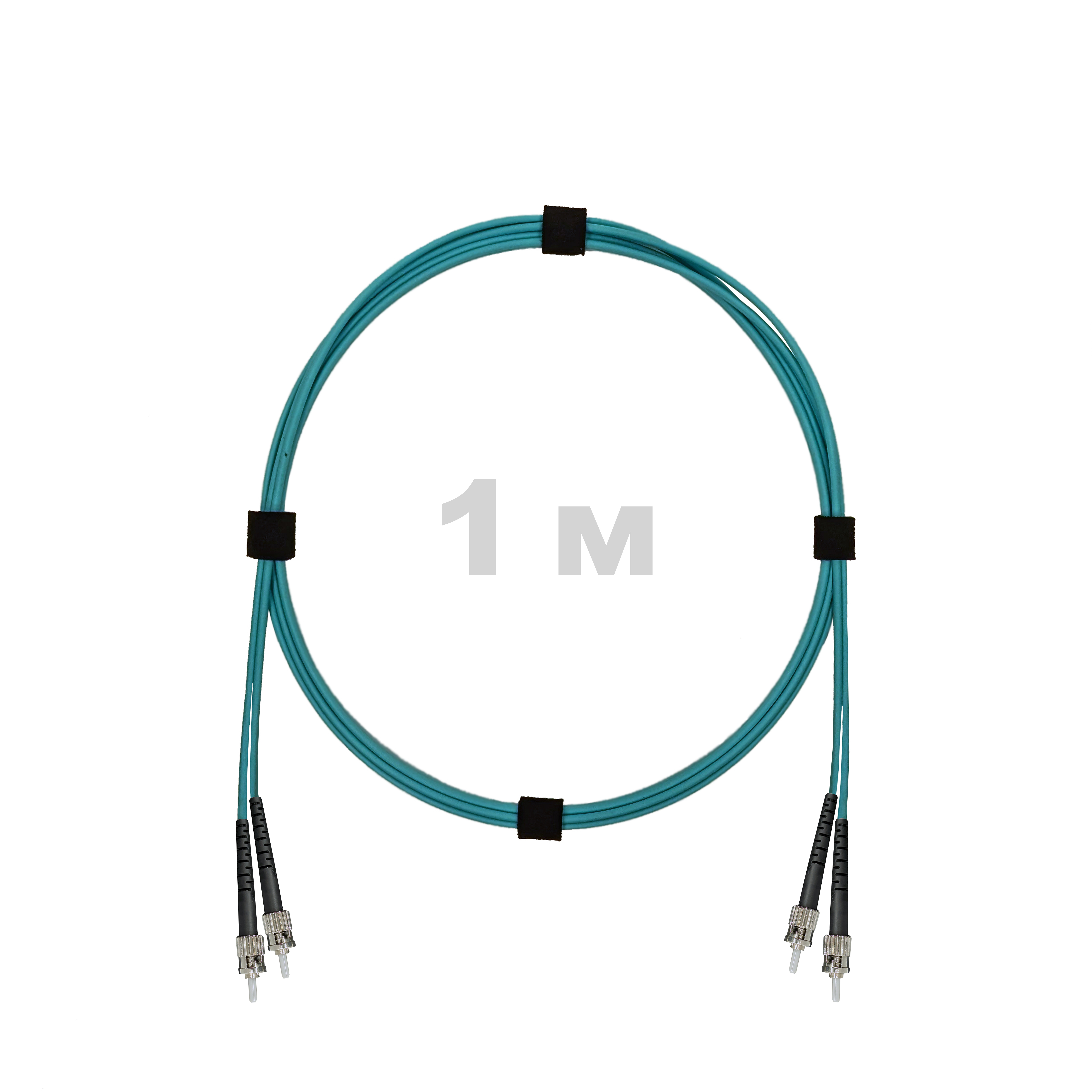 Патч-корд оптический армированный бронированный ST/PC-ST/PC MM (OM3) Duplex 3.0mm LSZH, 1 м.