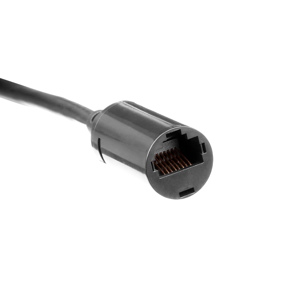 Удлинитель патч-корда UTP кат.5E, розетка RJ45 - вилка RJ-45, 1.0 м, серый__