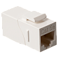 Повторитель портов RJ-45, неэкранированный, 90 градусов, кат.5E, формата Keystone, белый